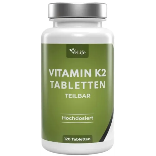 VeLife Vitamin K2 Tabletten teilbar (120 Stk)