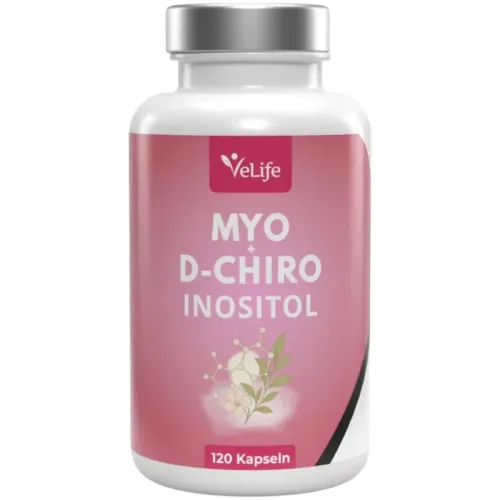 VeLife Myo + D-Chiro Inositol Kapseln (120 Stk)