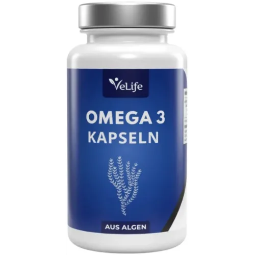 VeLife Omega 3 Algenöl Kapseln (60 Stk)