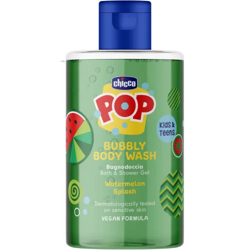 Chicco, Chicco POP Bubbly Dusch- und Badegel Wassermelone 300 ml