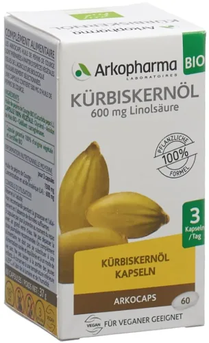 ARKOCAPS Kürbiskernöl Kapseln (60 Stk)
