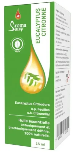 AromaSan Eukalyptus Citriodora Bio Ätherisches Öl (15ml)