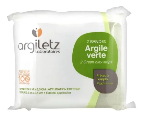 Argiletz Heilerde Grün Streifen (2 Stk)