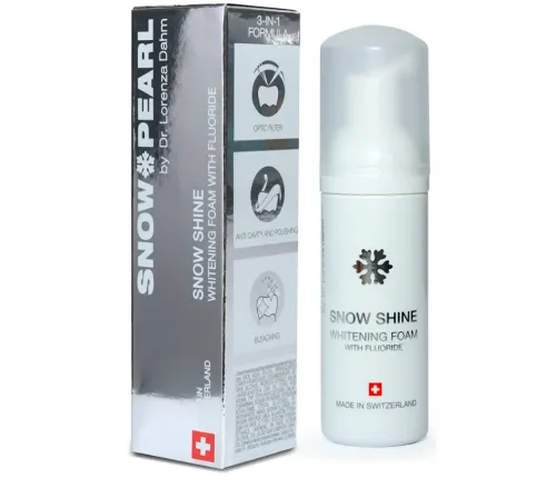 Snow Pearl Shine Whitening Foam mit Fluorid (50ml)