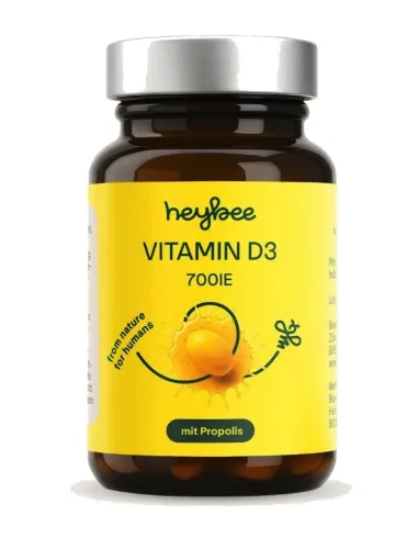heybee Vitamin D3 700 IE + Propolis Kapseln (60 Stk)