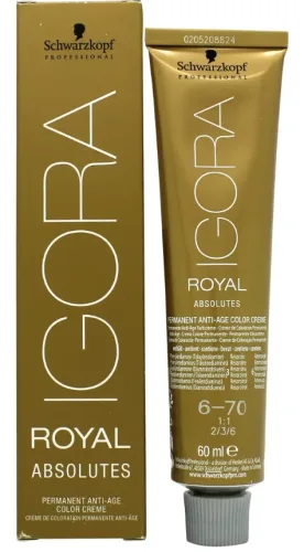 Schwarzkopf, Schw. Igora Royal Abs.  6-70 dunkelblond
