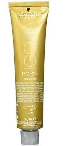 Schwarzkopf, Schw. Igora Royal Abs.  6-60 dunkelblond