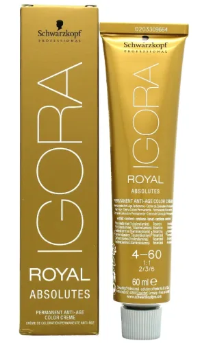 Schwarzkopf, Schw. Igora Royal Abs.  4-60 mittelbraun