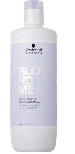 Schwarzkopf, Schwarzkopf BlondMe Bond Repair Purple Shampoo 1000 ml
