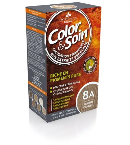 Color & Soin Coloration 8A, Aschblond (135ml)