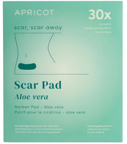 APRICOT, Apricot Wiederverwendbare Narben-Pads mit Aloe Vera Pflege Accessoires 2 ct