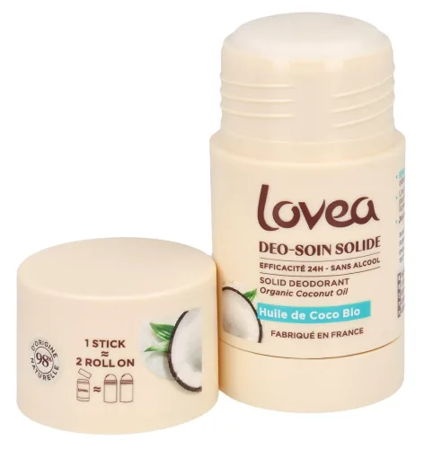 LOVEA, Lovea festes Deo Bio Kokosöl Stick 50 g