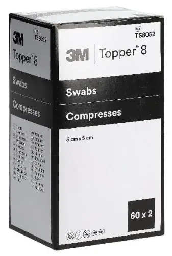 TOPPER, Topper 8 NW Kompressen 5x5cm steril 60 x 2 Stk