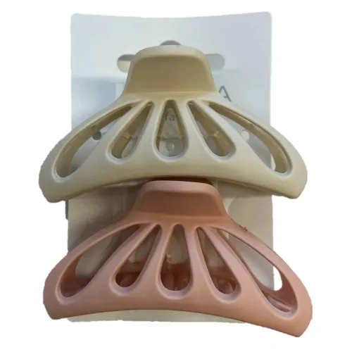 HERBA, Herba Klammer beige/rosa 2 Stk