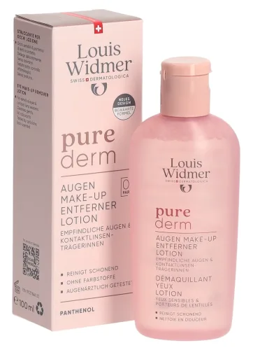 Louis Widmer, Louis Widmer purederm Augen-Make-up-Entferner Lotion unparfümiert