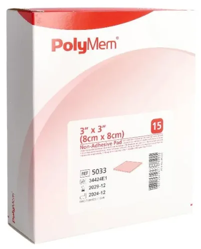 PolyMem, PolyMem Non Adhesive Dressing 8x8cm 15 Stk