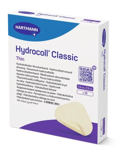 Hydrocoll, Hydrocoll Clas Thin 7.5x7.5cm 10 Stk