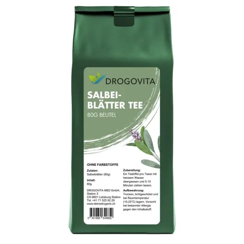 PDM to be maintained, Drogovita Kräutertee Salbei