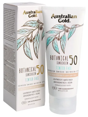 undefined, Sonnenschutzcreme "Australian Gold Botanical Tinted Face Light SPF 50 89 ml"