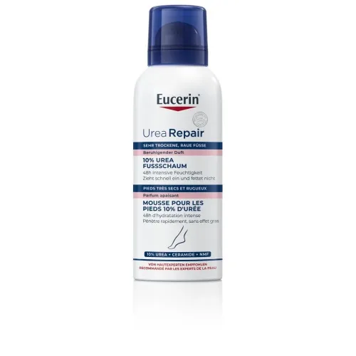 Eucerin, Eucerin - 10% Urea Fussschaum, Urea Repair, 150  ml