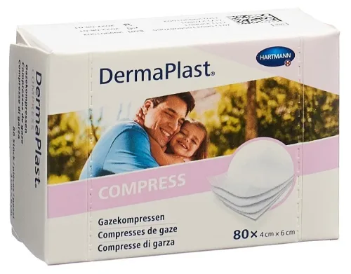 DERMAPLAST, DermaPlast Compress 4x6cm 80 Stk