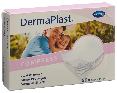 DERMAPLAST, DermaPlast Compress 8x12cm 80 Stk