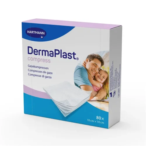 DERMAPLAST, DermaPlast Compress 10x10cm 80 Stk