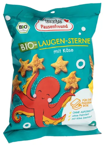 FRUCHTBAR, Fruchtbar Laugen-Sterne Bio mit Käse Btl 70 g