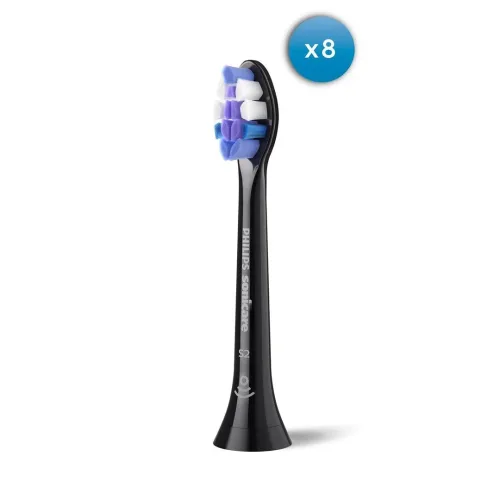 Philips, Philips Sonicare Sensitive Bürstenkopf schwarz 8 Stk