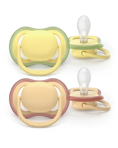 PHILIPS AVENT, Philips Avent Ultra Air Sucette +0m Luft beige/vert