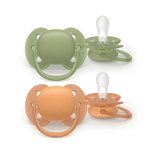 PHILIPS AVENT, Philips Avent Ultra Air Sucette +18m Soft terracotta/kaki