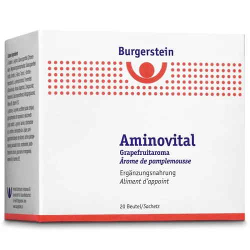 Burgerstein, BURGERSTEIN Aminovital Plv Grapefruitarom 20 Btl