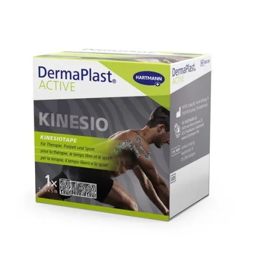 DERMAPLAST, DermaPlast Active Kinesiotape 5cmx5m Zebra