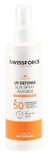 Swissforce Pharma AG, Swissforce UV Defense Unsichtbares Sonnenspray LSF 50