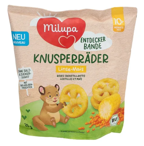Milupa, Milupa Bio Knusperräder Linse Mais 10 Monate 20 g