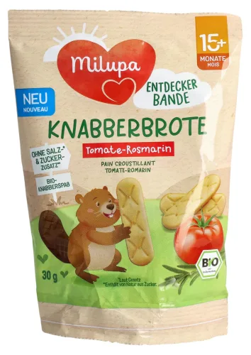 Milupa, Milupa Bio Knabberbrote Tomate Rosmarin 15 Monate 30 g