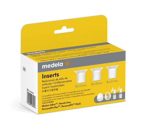 medela, Zubehör für Brusthauben: Größeneinsätze aus Silikon