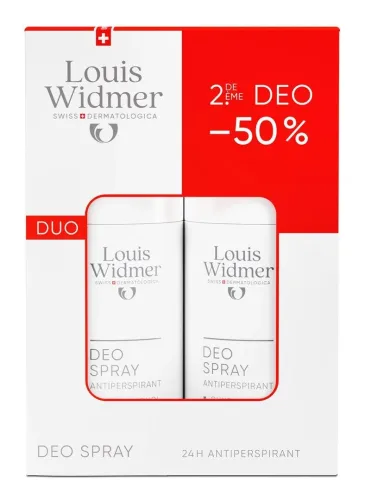 Louis Widmer, Louis Widmer Deo-Duo Spray Antiperspirant parfumiert 2 x 75 ml
