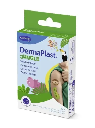 DERMAPLAST, DermaPlast Pflaster Jungle 3 Grössen 12 Stk
