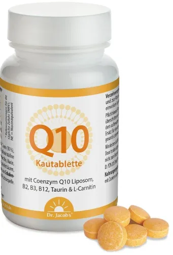 Dr. Jacobs, Dr. Jacob's Coenzym Q10 Kautabl Taurin L-Carnitin Ds 60 g