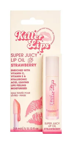 KILLER LIPS, Killer Lips Super Juicy Lip Oil Strawberry Stick 3.8 ml