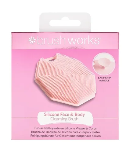 BRUSHWORKS, Brushworks Silicone Face & Body Cleansing Brush Box
