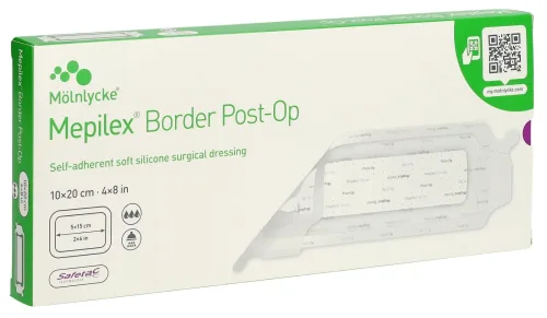 Mepilex, Mepilex Border Post OP 10x20cm Box 5 Stk