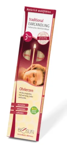 BIOSUN traditional Ohrkerzen (3 Paar)