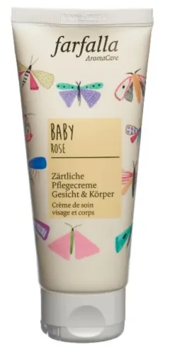 farfalla - Baby,Rose,ZärtlichePflegecremeGesicht&Körper, 100  ml