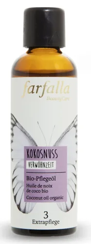 farfalla, farfalla - Kokosnuss,Bio-Pflegeöl,Verwöhnzeit, 75 ml