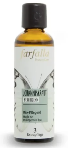 farfalla - Johanniskraut,Bio-Pflegeöl,beruhigend, 75 ml