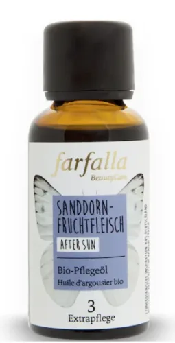 farfalla, FARFALLA Bio-Pflege&ouml;l Sanddornfruchtfleisch 30 ml