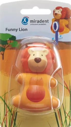 HERBA, Funny Animal Zahnb&uuml;rstenhalter L&ouml;we
