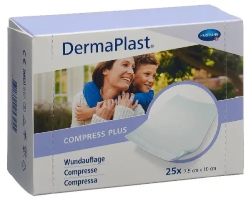DermaPlast Compress Plus 7.5x10cm (25 Stk)